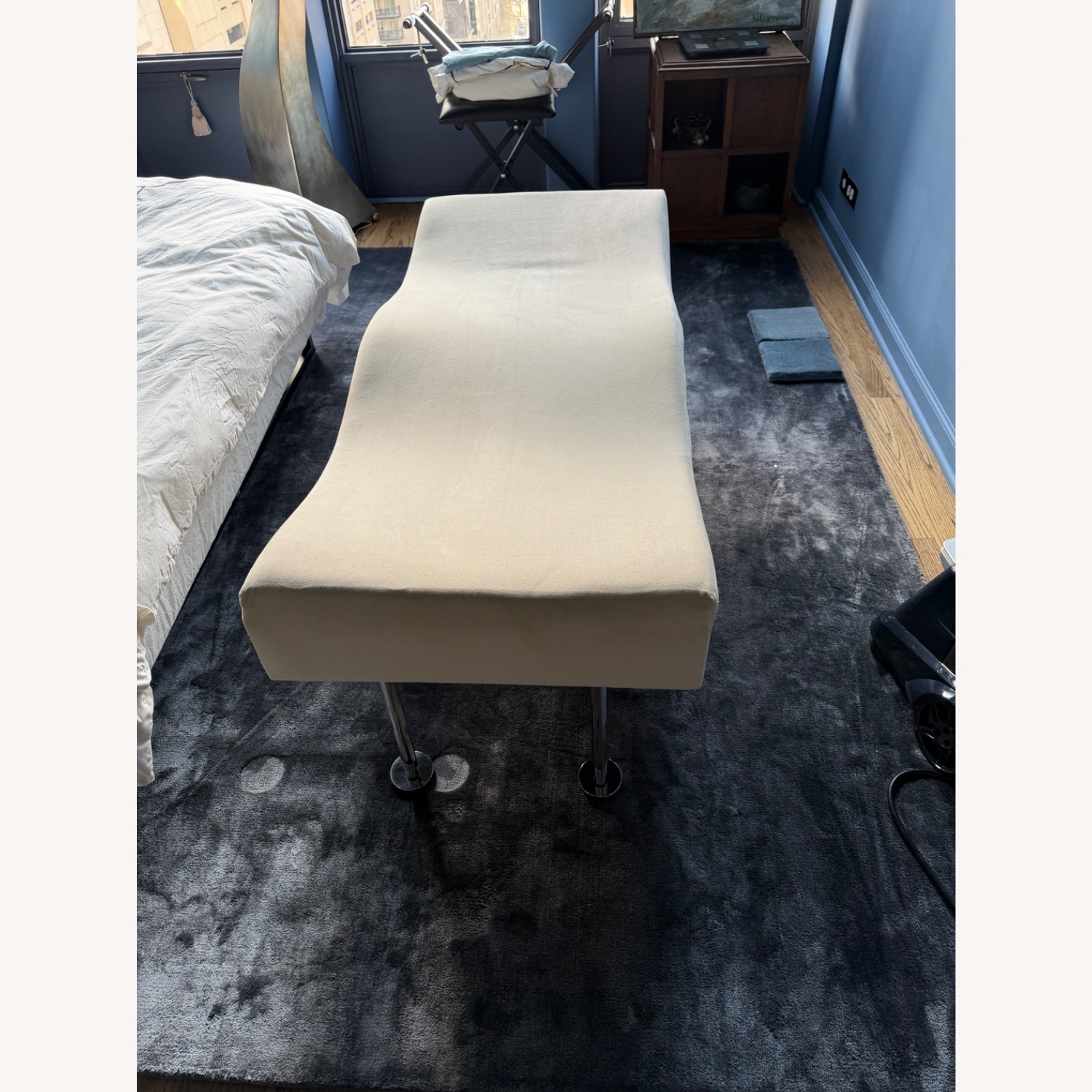 Brueton Natural Suede Bench - image-3