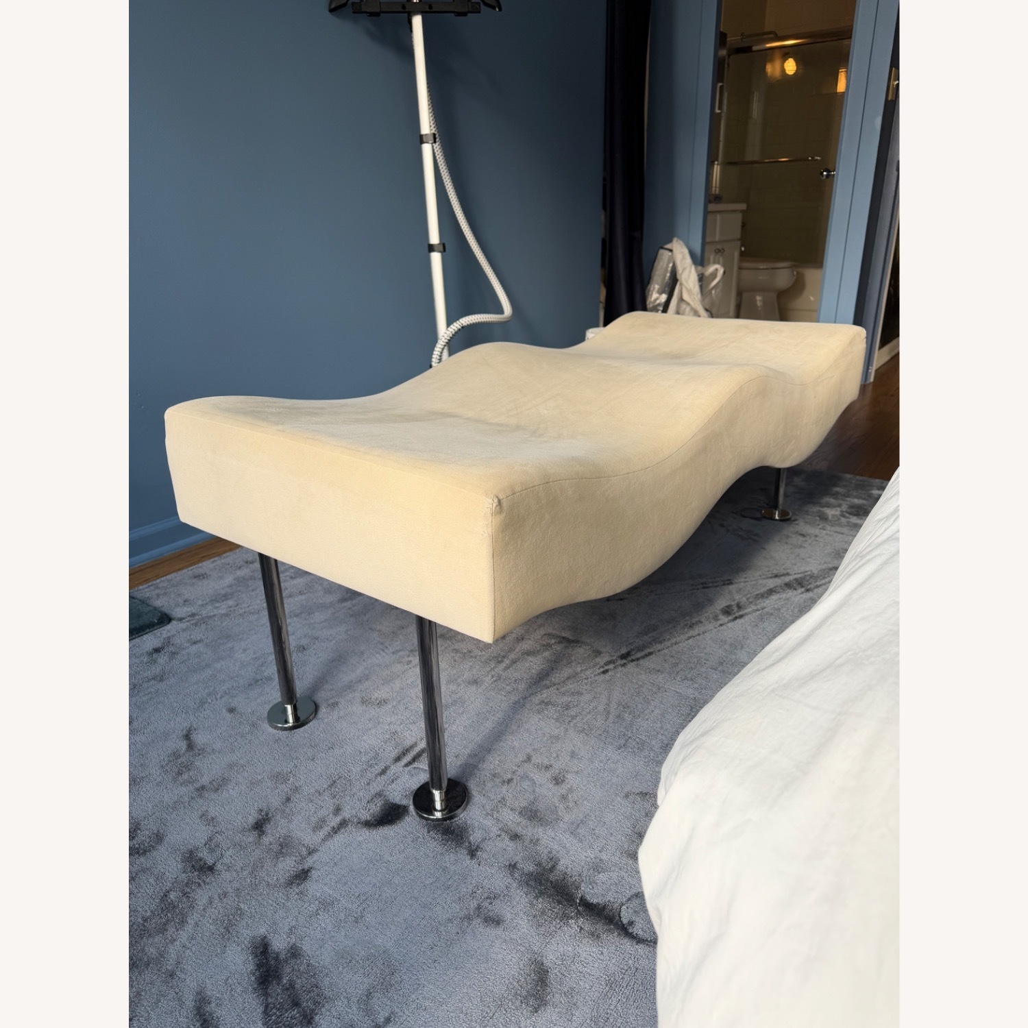 Brueton Natural Suede Bench - image-6