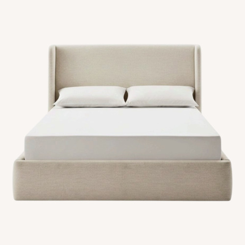 Used Castlery Dalton White Queen Bed for sale on AptDeco