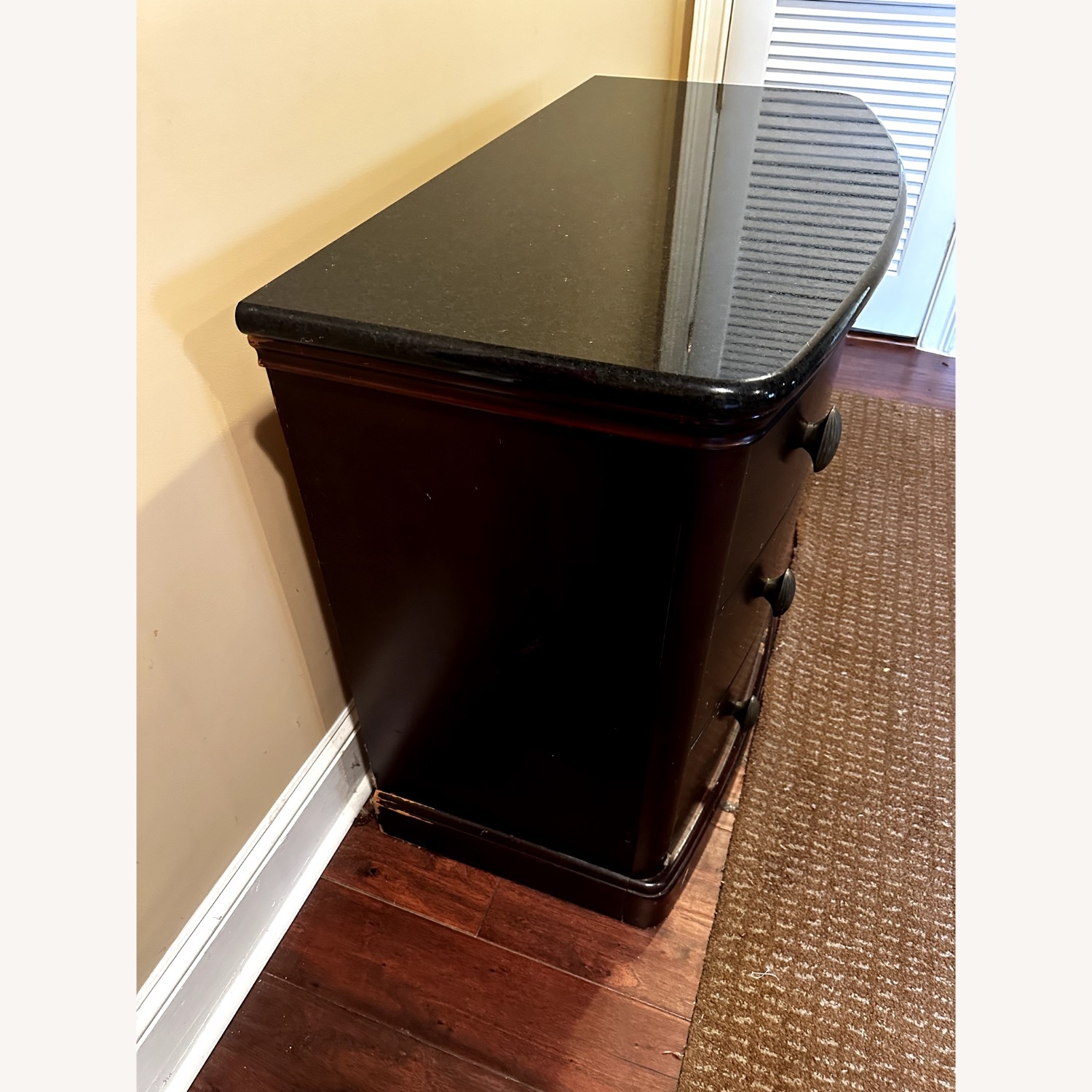 Bernhardt Brown Dresser W Black Granite Top - image-4
