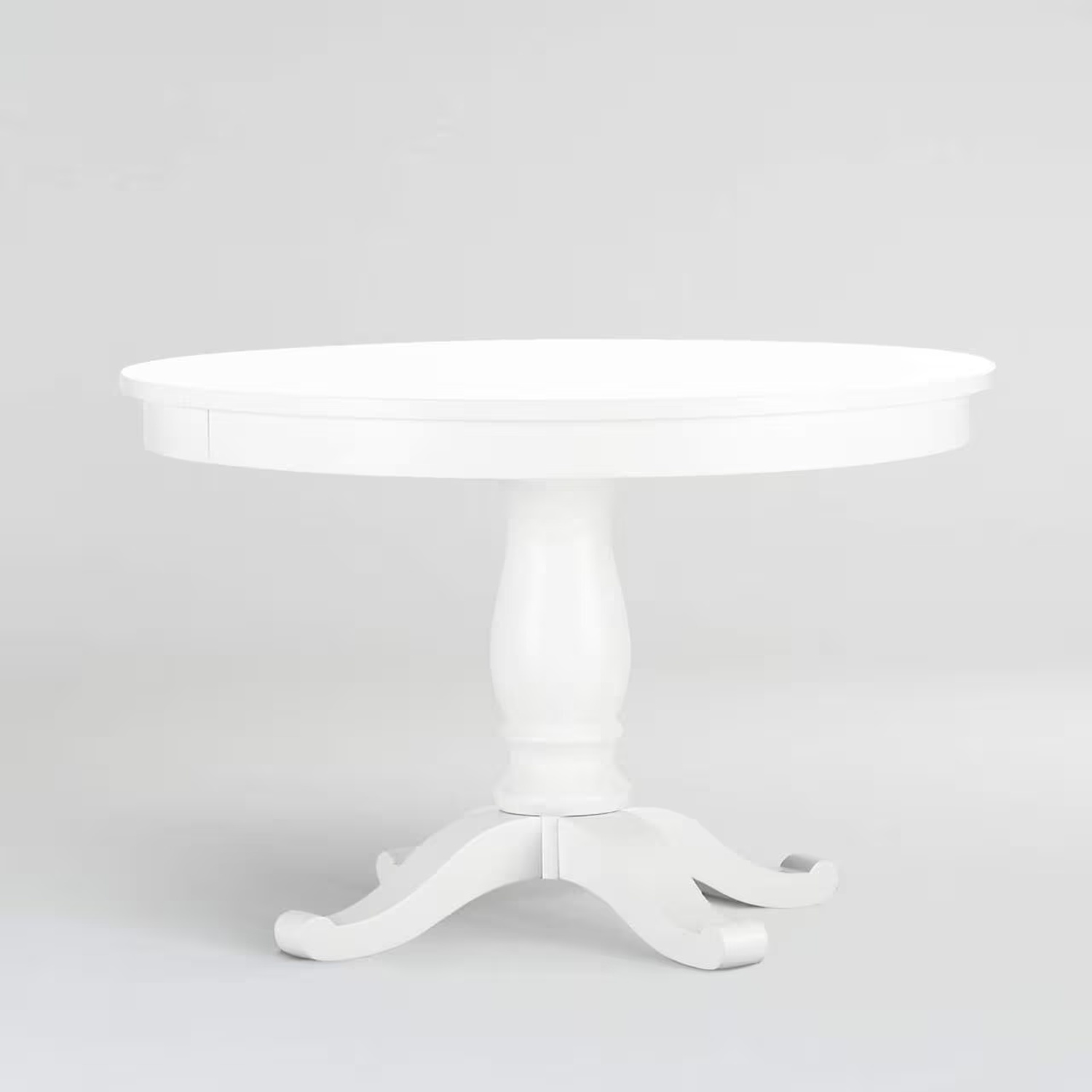 Crate & Barrel Avalon White Dining Table - image-6