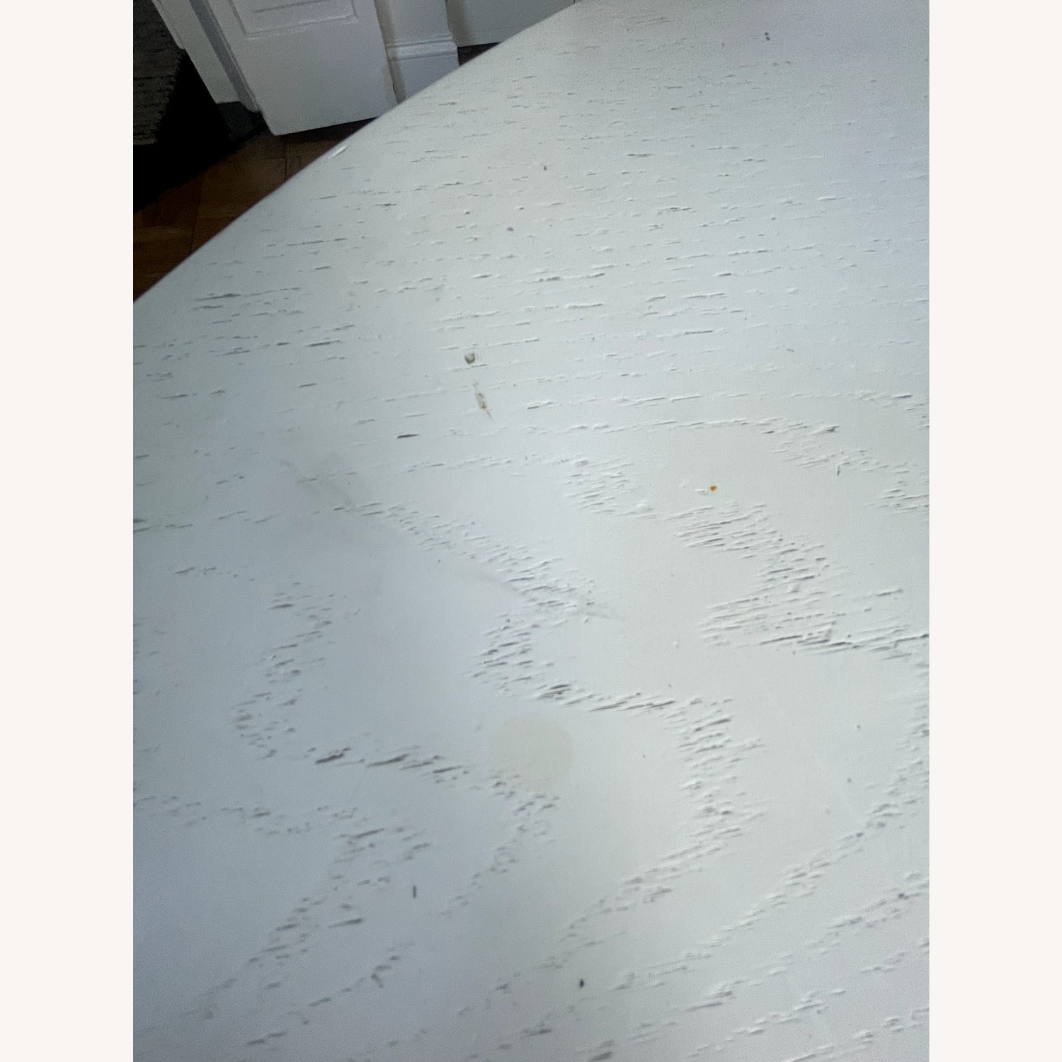 Crate & Barrel Avalon White Dining Table - image-4