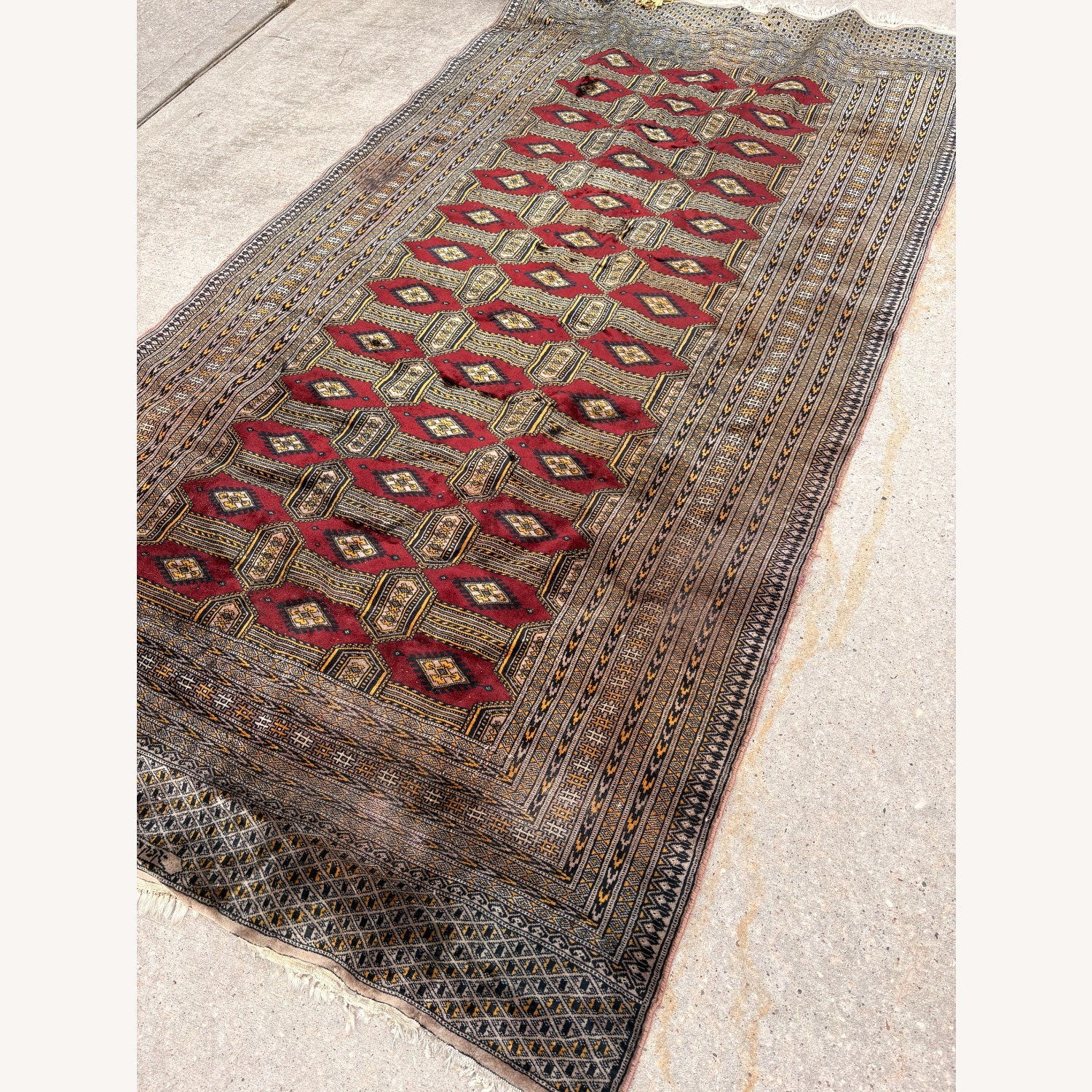 Vintage/Antique Runner Rug 57' x 108' - image-1