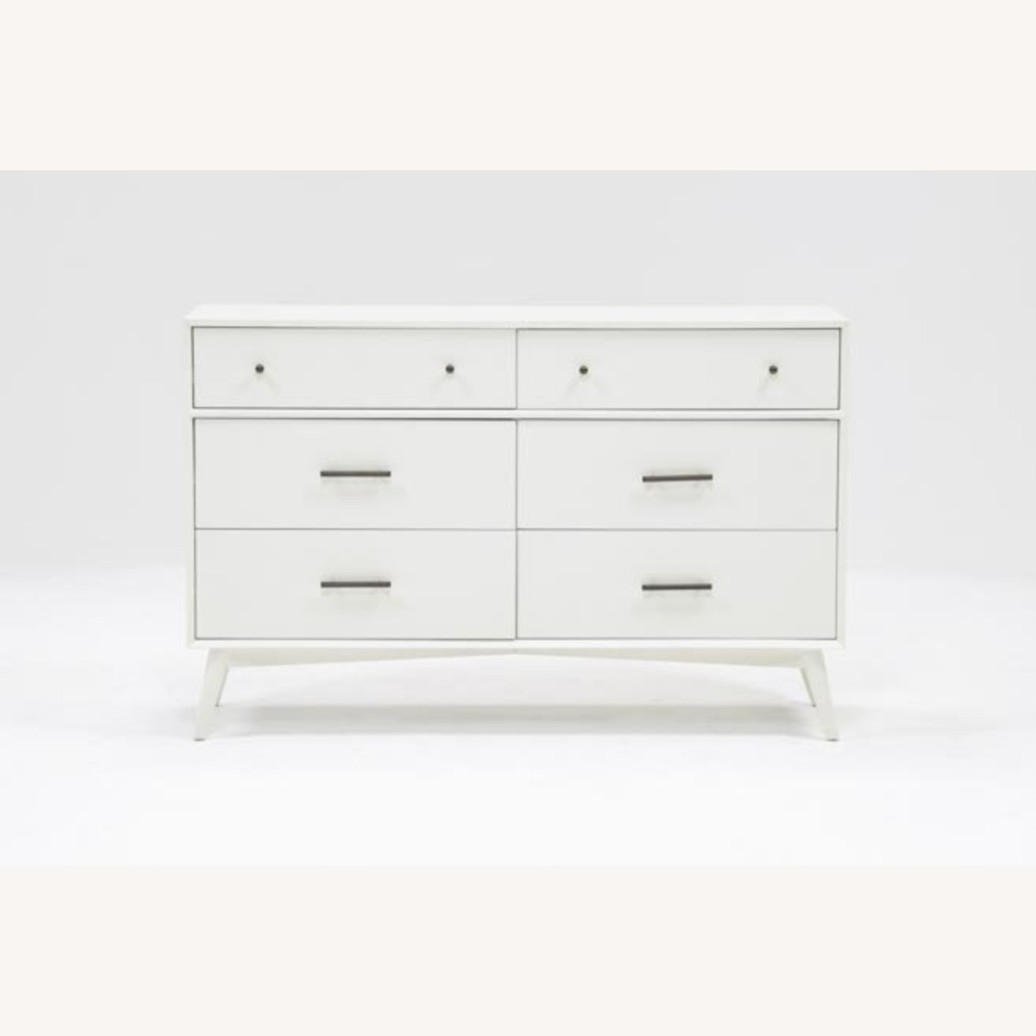 Living Spaces Alton White Wood Dresser - image-1