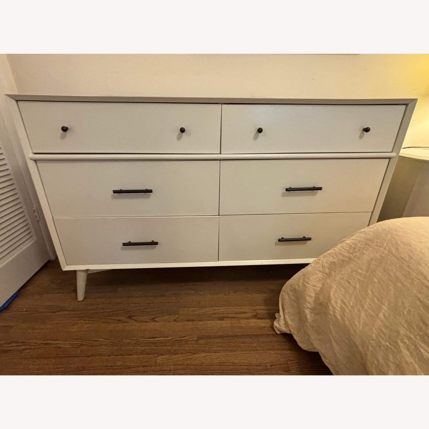 Living Spaces Alton White Wood Dresser - image-5