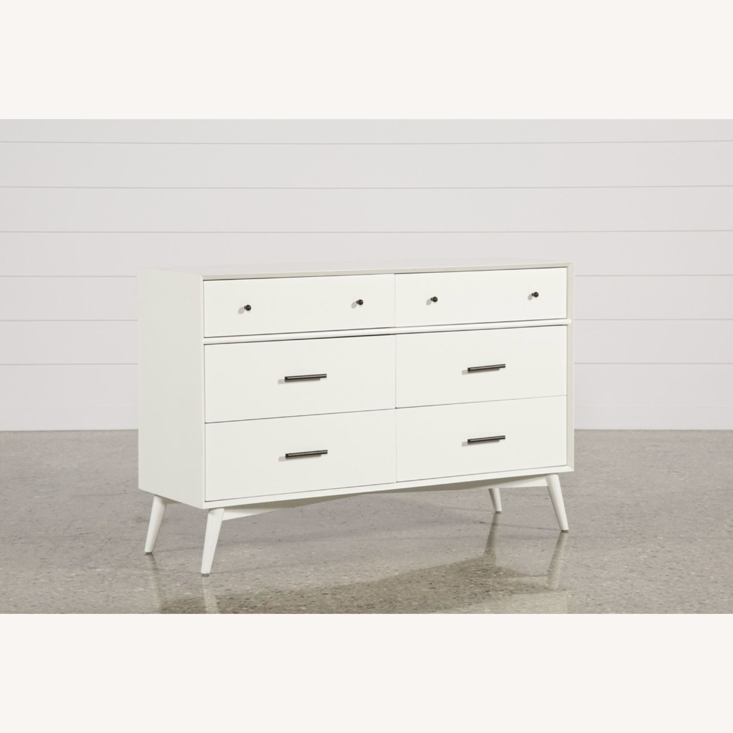 Living Spaces Alton White Wood Dresser - image-2