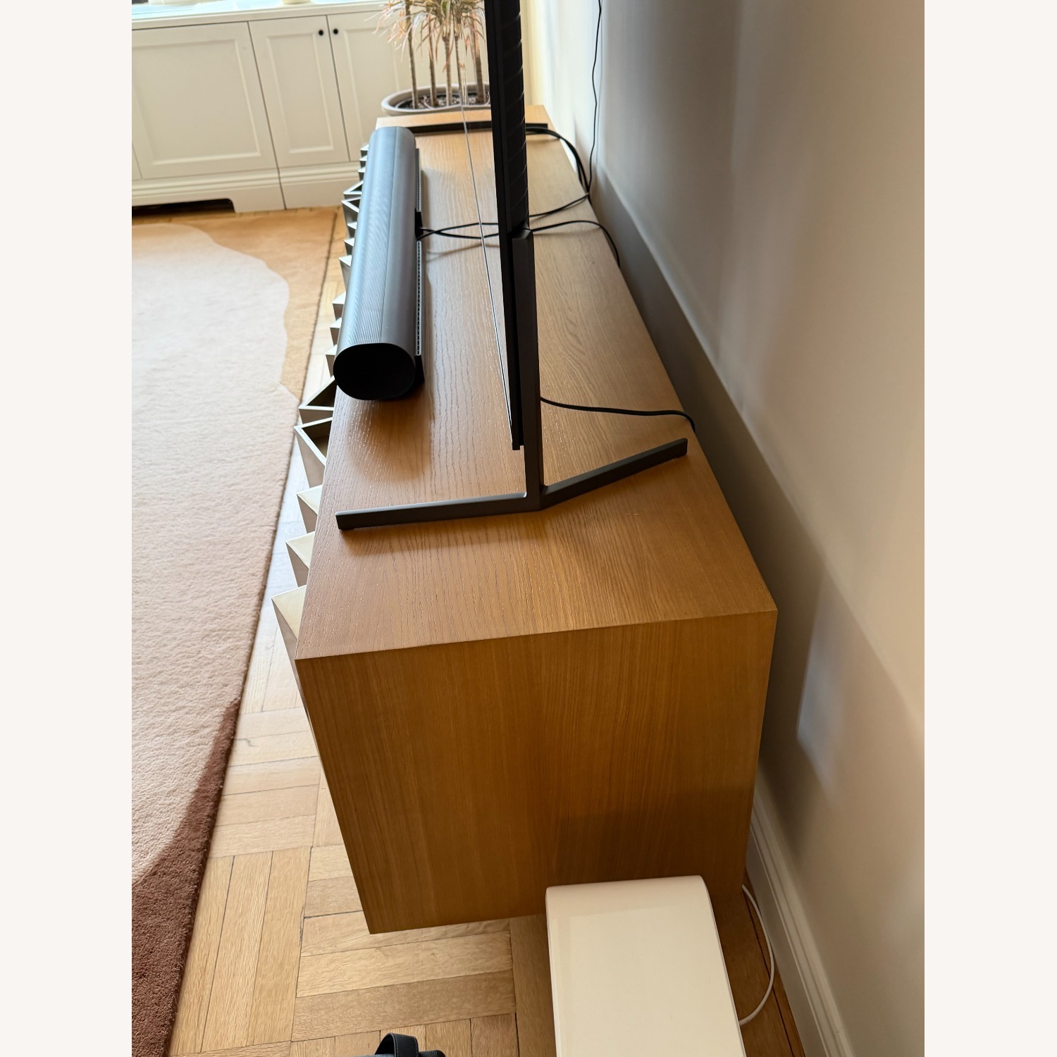 CB2 Steel & Oak Media Console - image-3