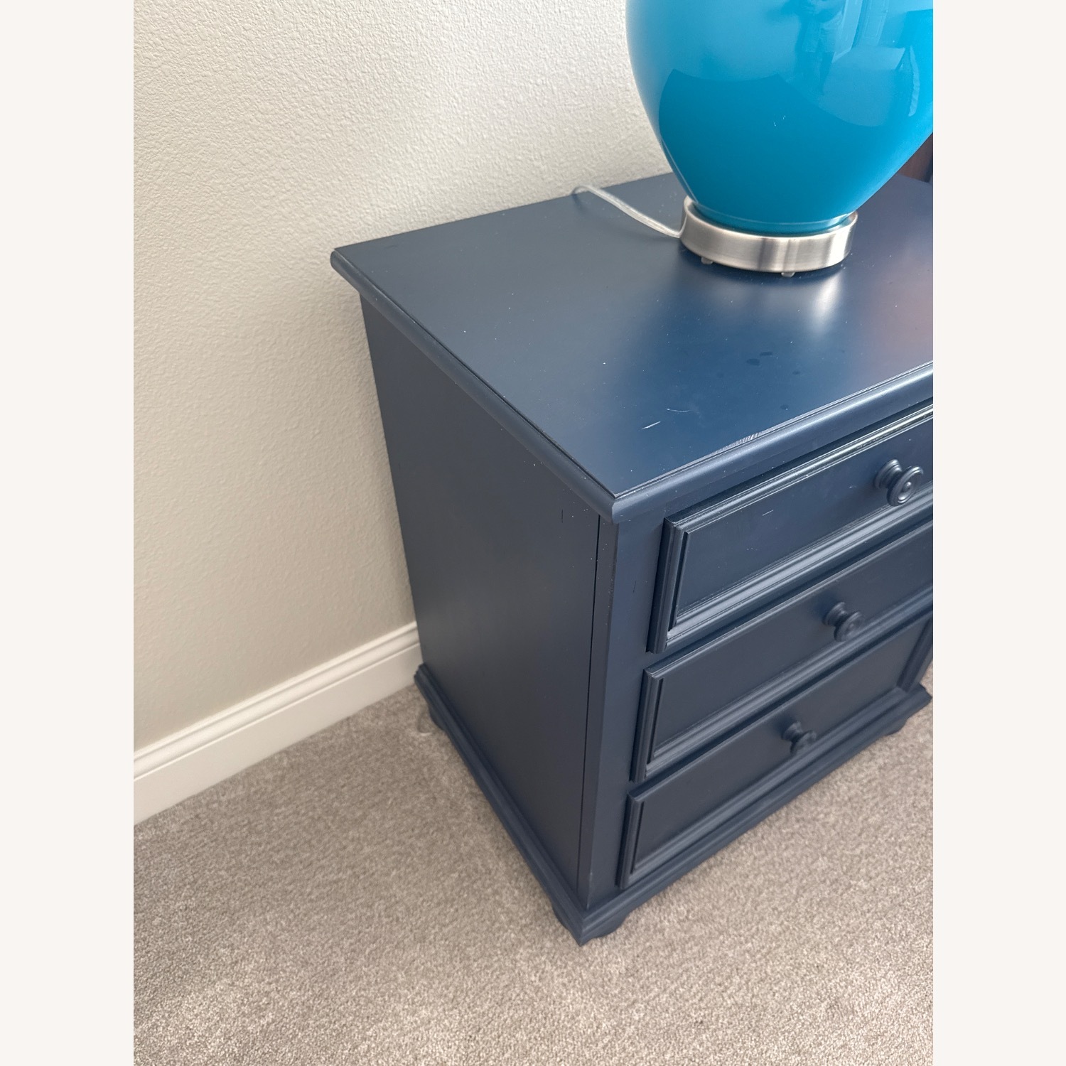 Ethan Allen Blue Nightstand - image-2