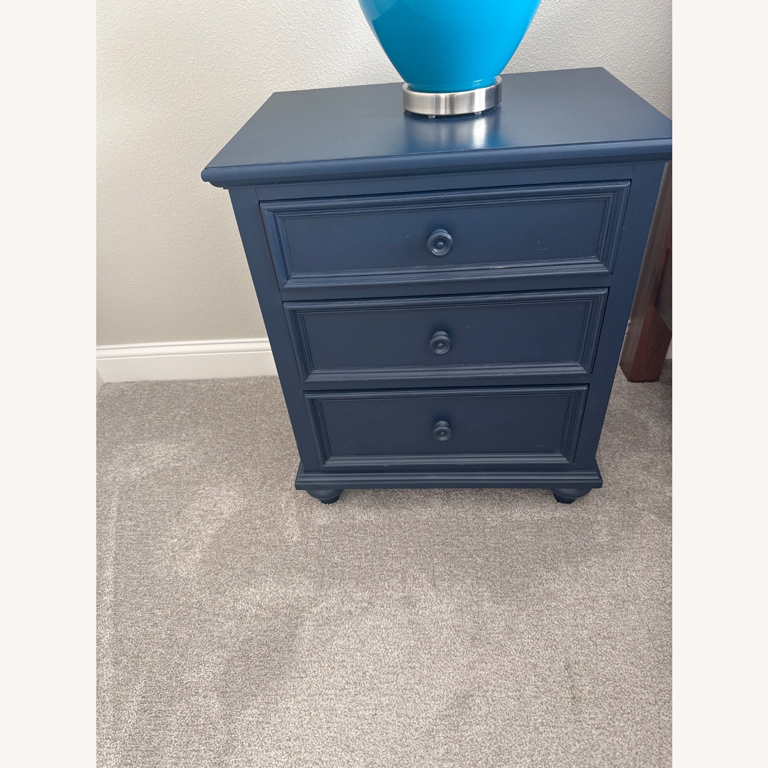 Ethan Allen Blue Nightstand - image-3