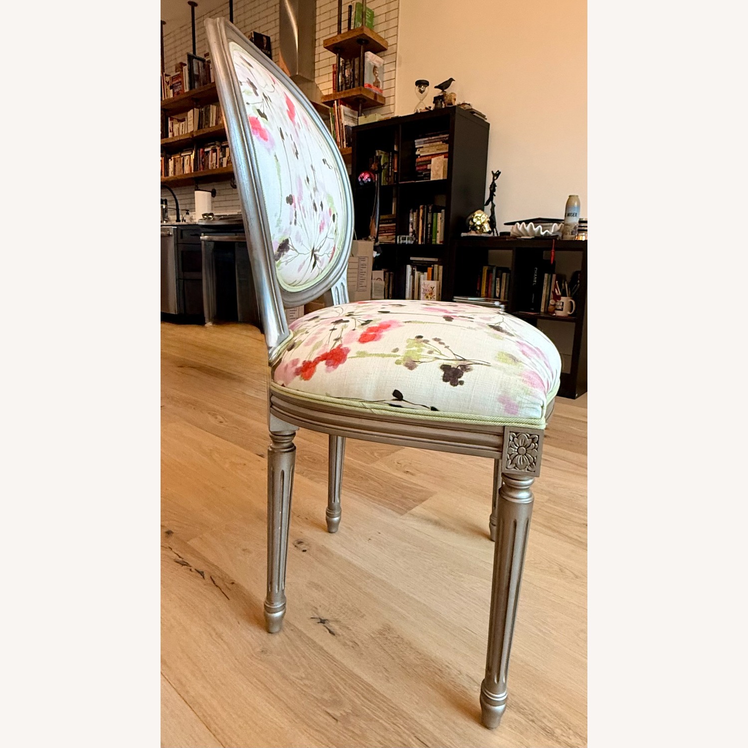 Ethan Allen White Accent Chair - image-2