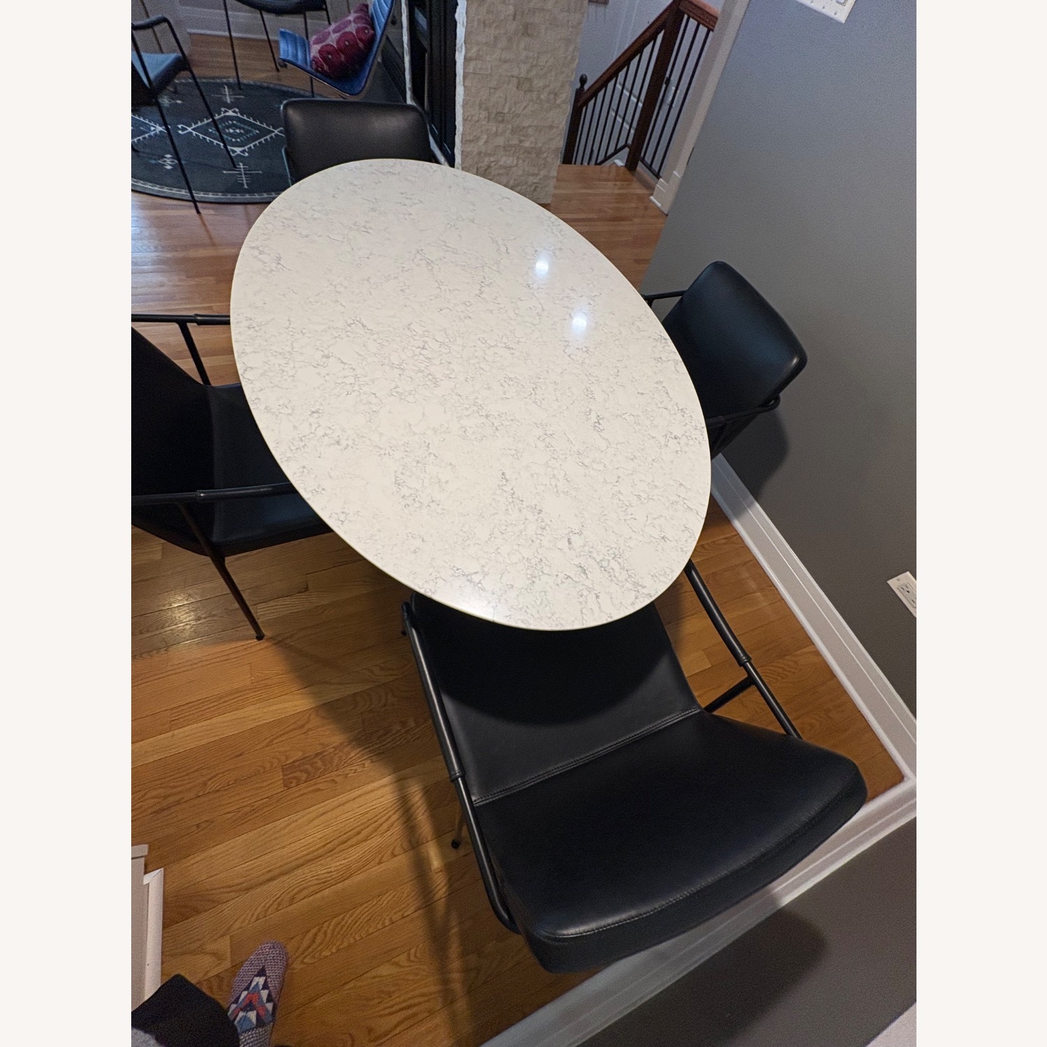 Room & Board Decker Dark Gray Metal Dining Table - image-4