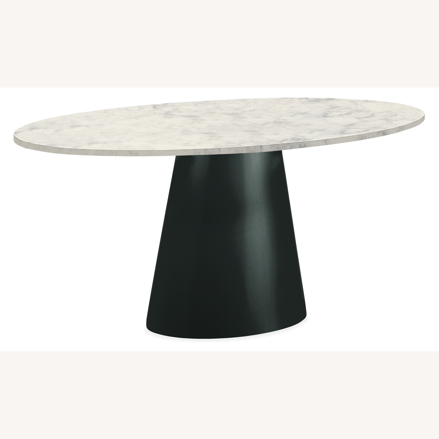 Room & Board Decker Dark Gray Metal Dining Table - image-5