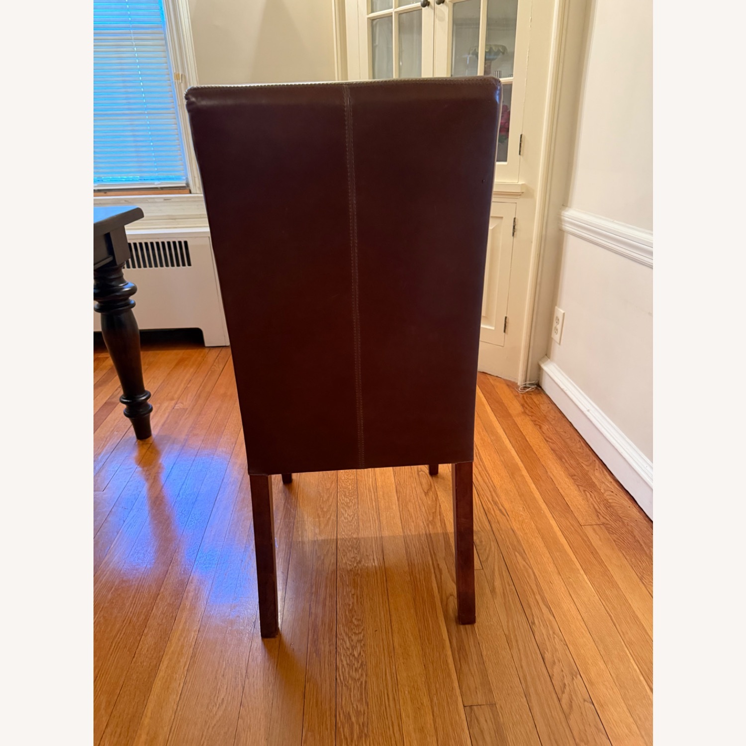 Pottery Barn Grayson Leather Dining Chairs (Set of 4) - image-3
