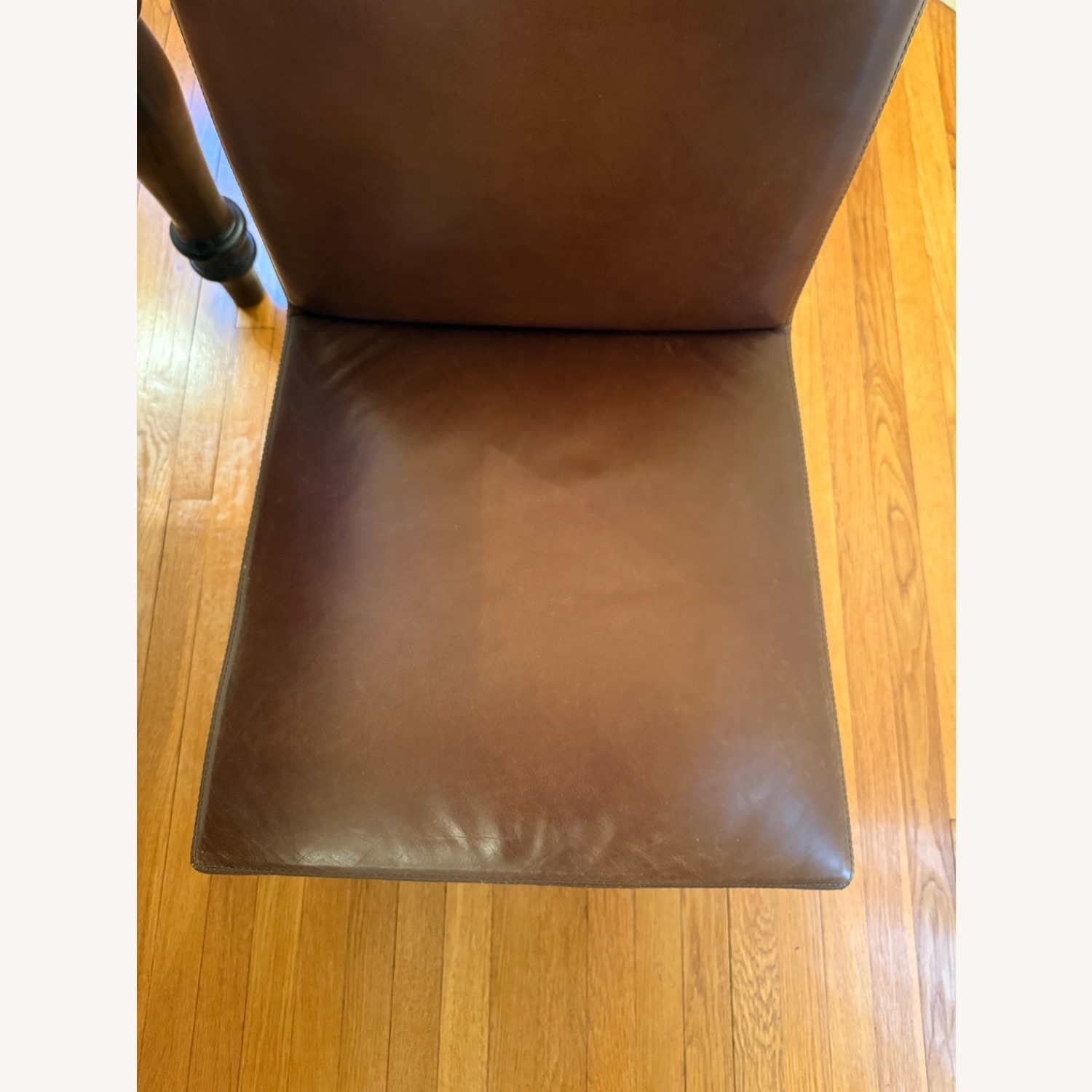 Pottery Barn Grayson Leather Dining Chairs (Set of 4) - image-4