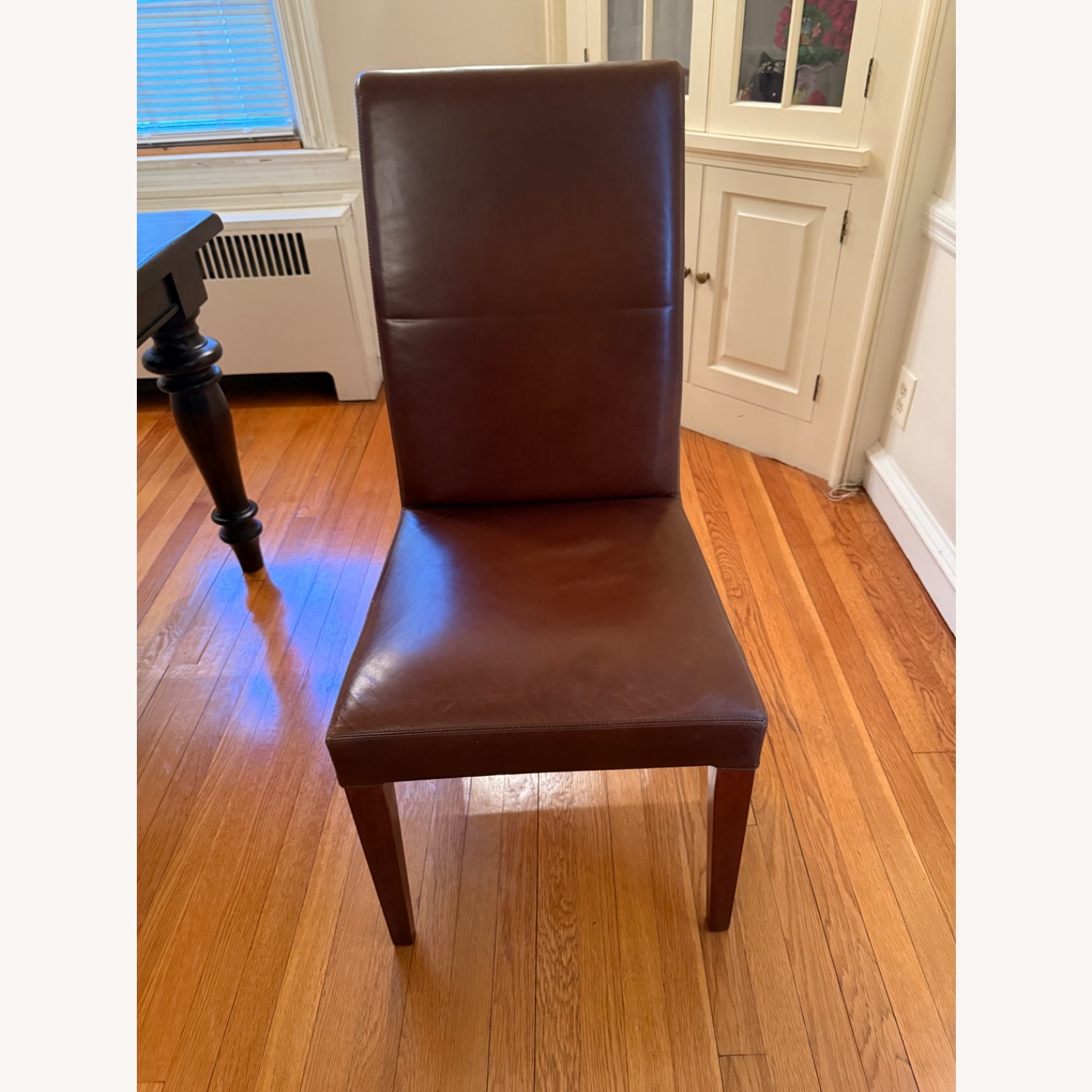 Pottery Barn Grayson Leather Dining Chairs (Set of 4) - image-2
