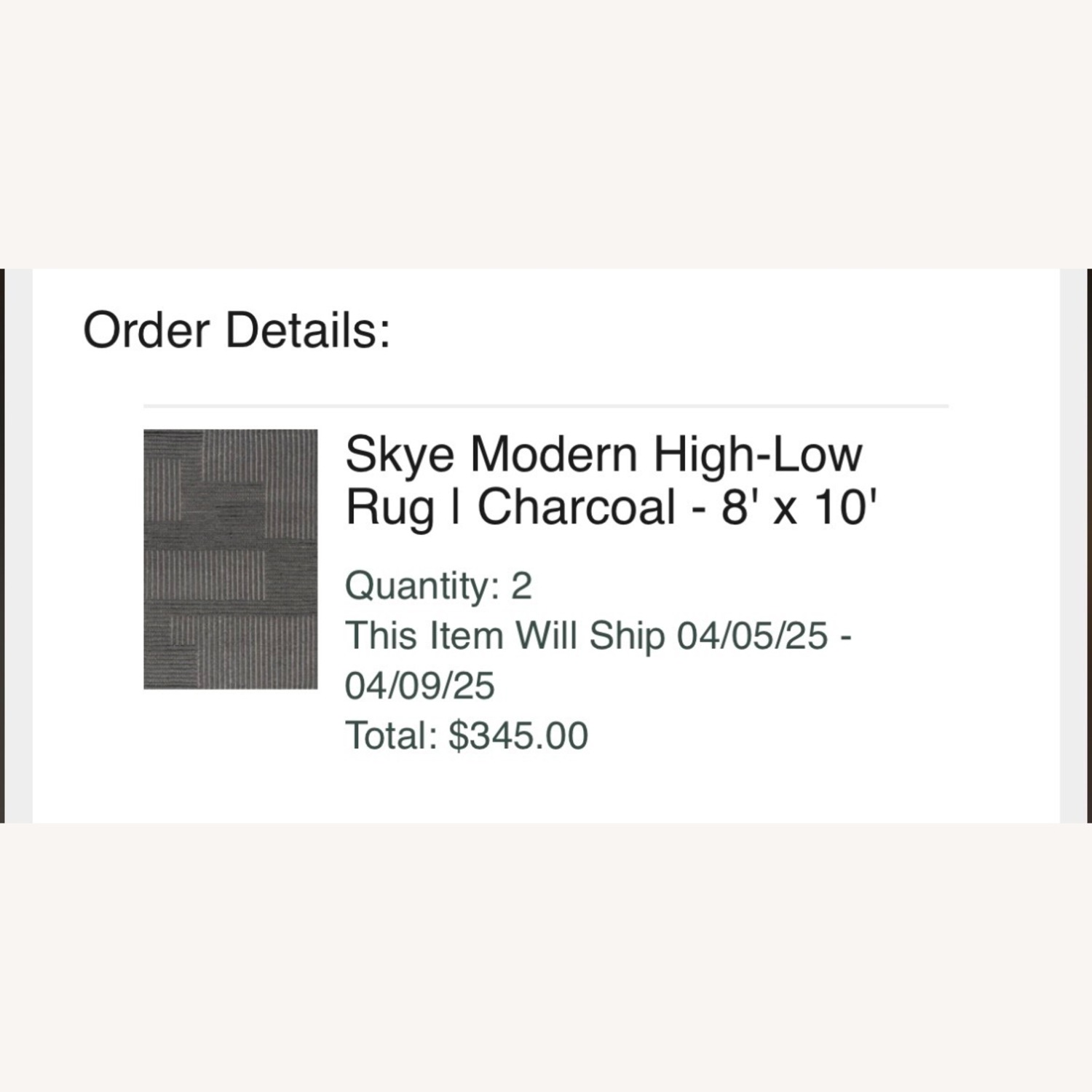 Home Depot Skye Modern Dark Gray Wool Area Rug 8' x 10' - image-7