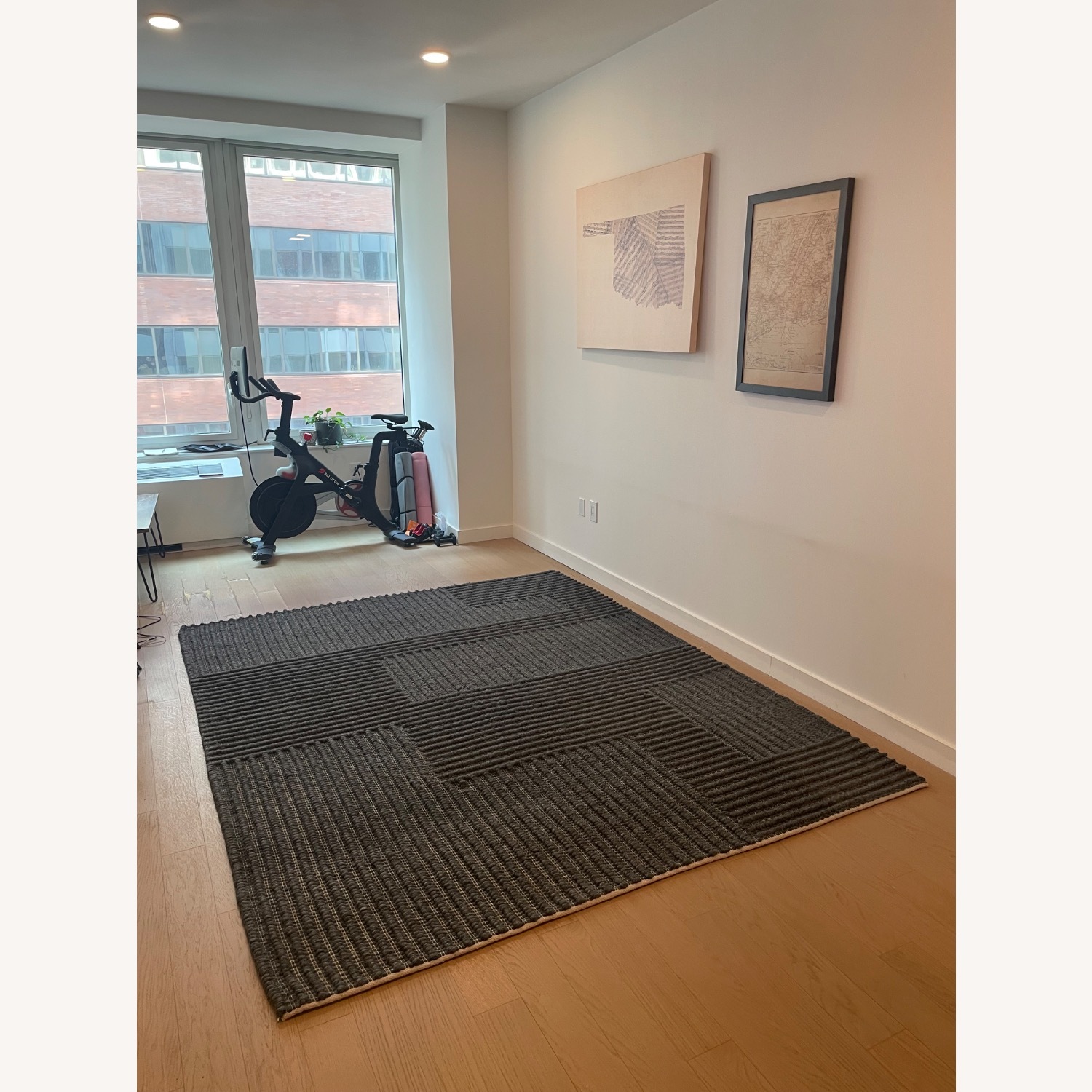 Home Depot Skye Modern Dark Gray Wool Area Rug 8' x 10' - image-2