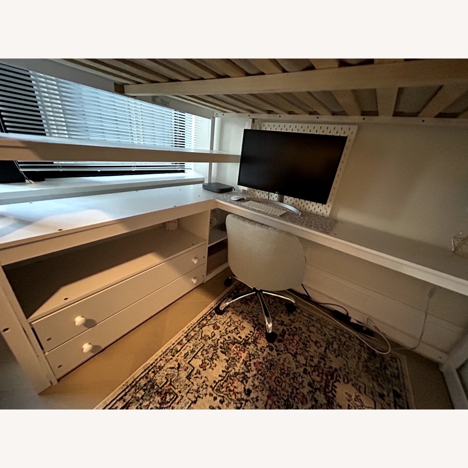 Wayfair Harriet Bee Full Loft Bed with Desk & Drawers - image-5