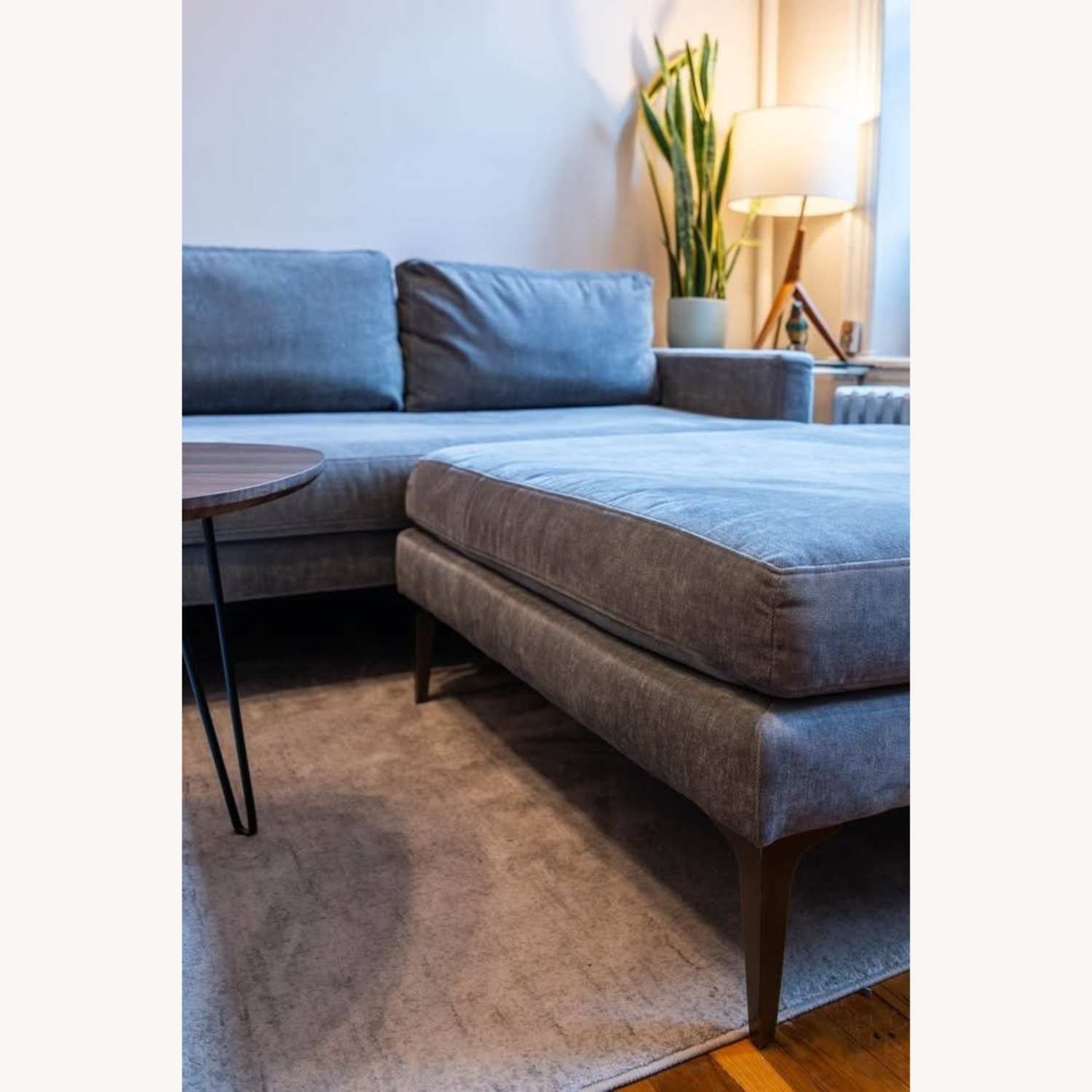 West Elm Andes Premium Sectional Sofa & Ottoman - image-5