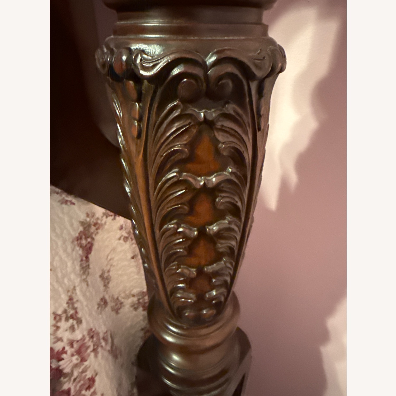 Ethan Allen Wood Queen 4 Poster Bed Frame - image-3