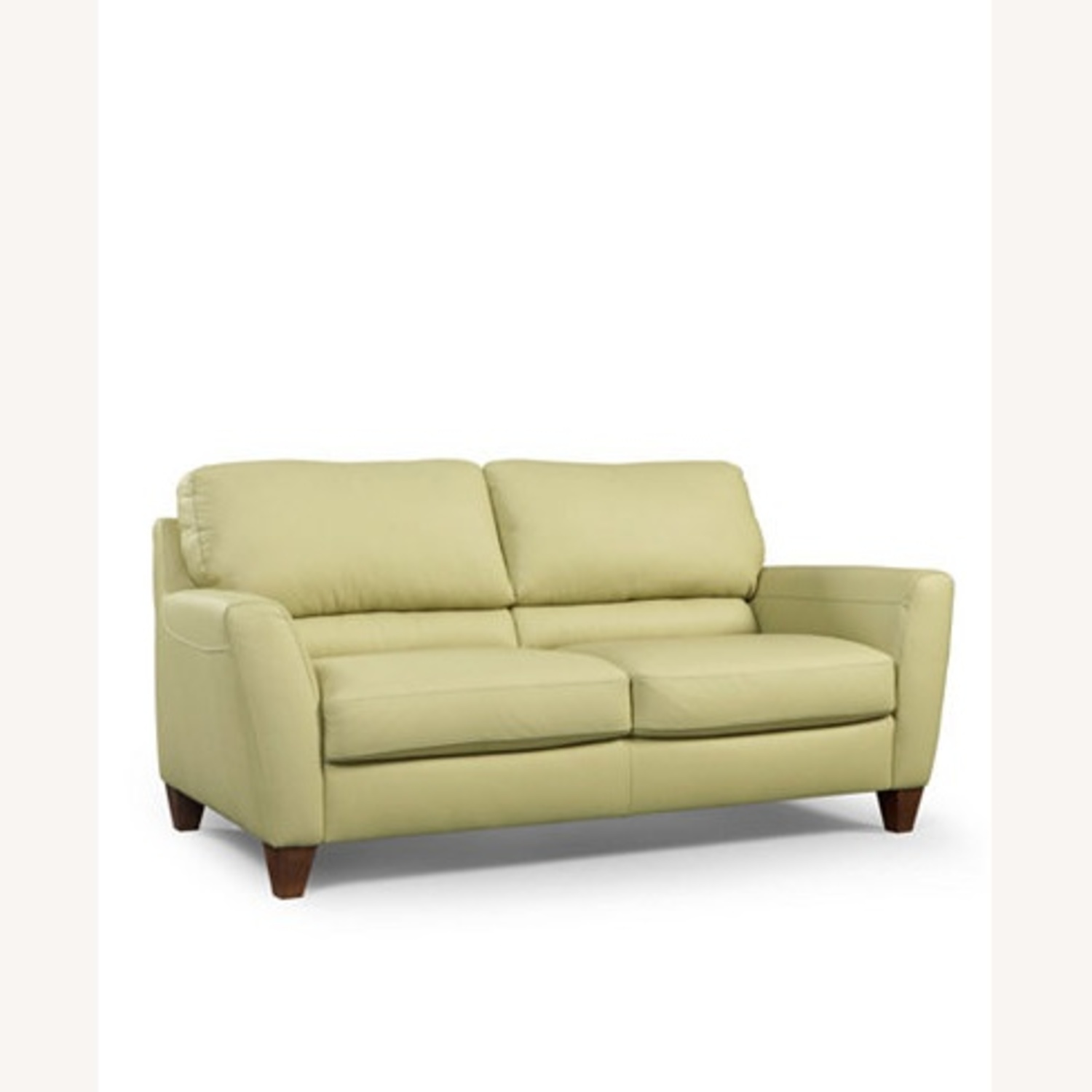 Macy's Almafi Leather Sofa - image-5