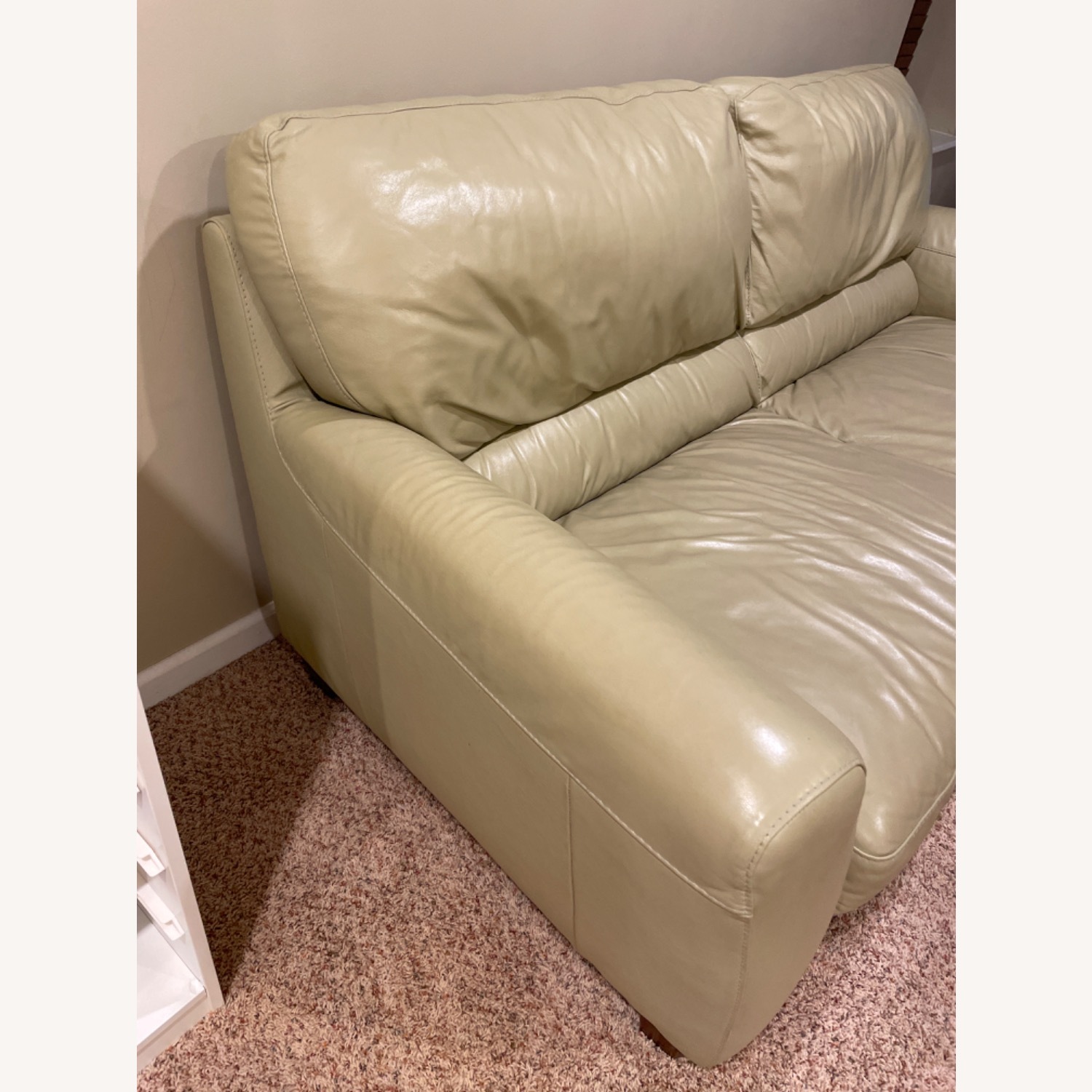 Macy's Almafi Leather Sofa - image-2
