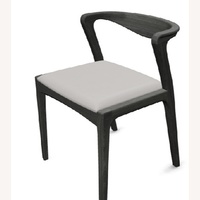 Light Gray Wood Dining Chairs
