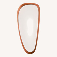 Amazon Wallbeyond Dark Brown Wood Wall Mirror