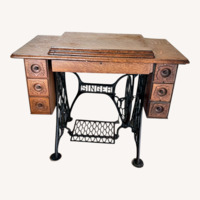 Vintage Singer Sewing Table