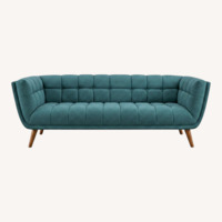 Modway Bestow Green Velvet 3+ Seater Sofa