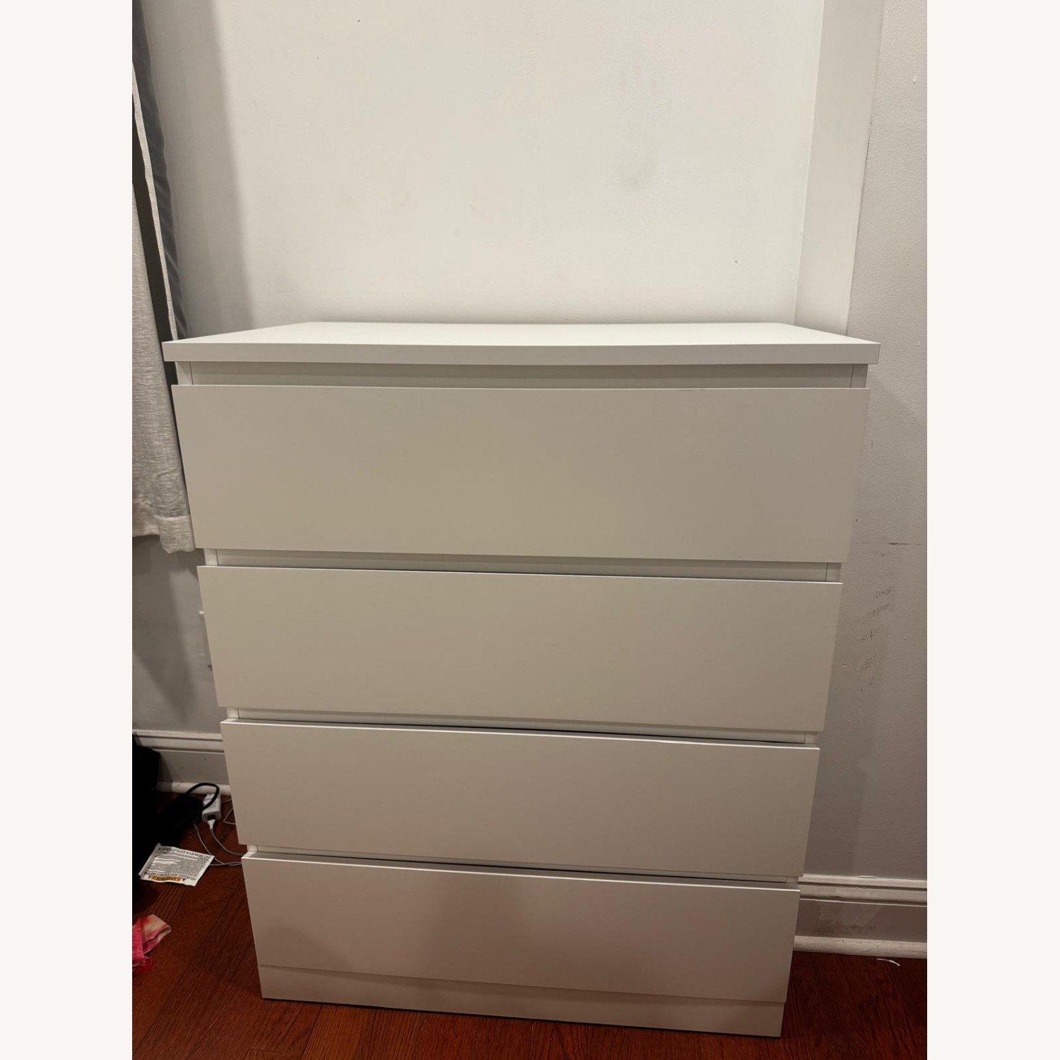 IKEA 4-Drawer White Dresser  - image-2