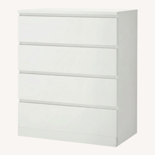 Used IKEA 4-Drawer White Dresser  for sale on AptDeco