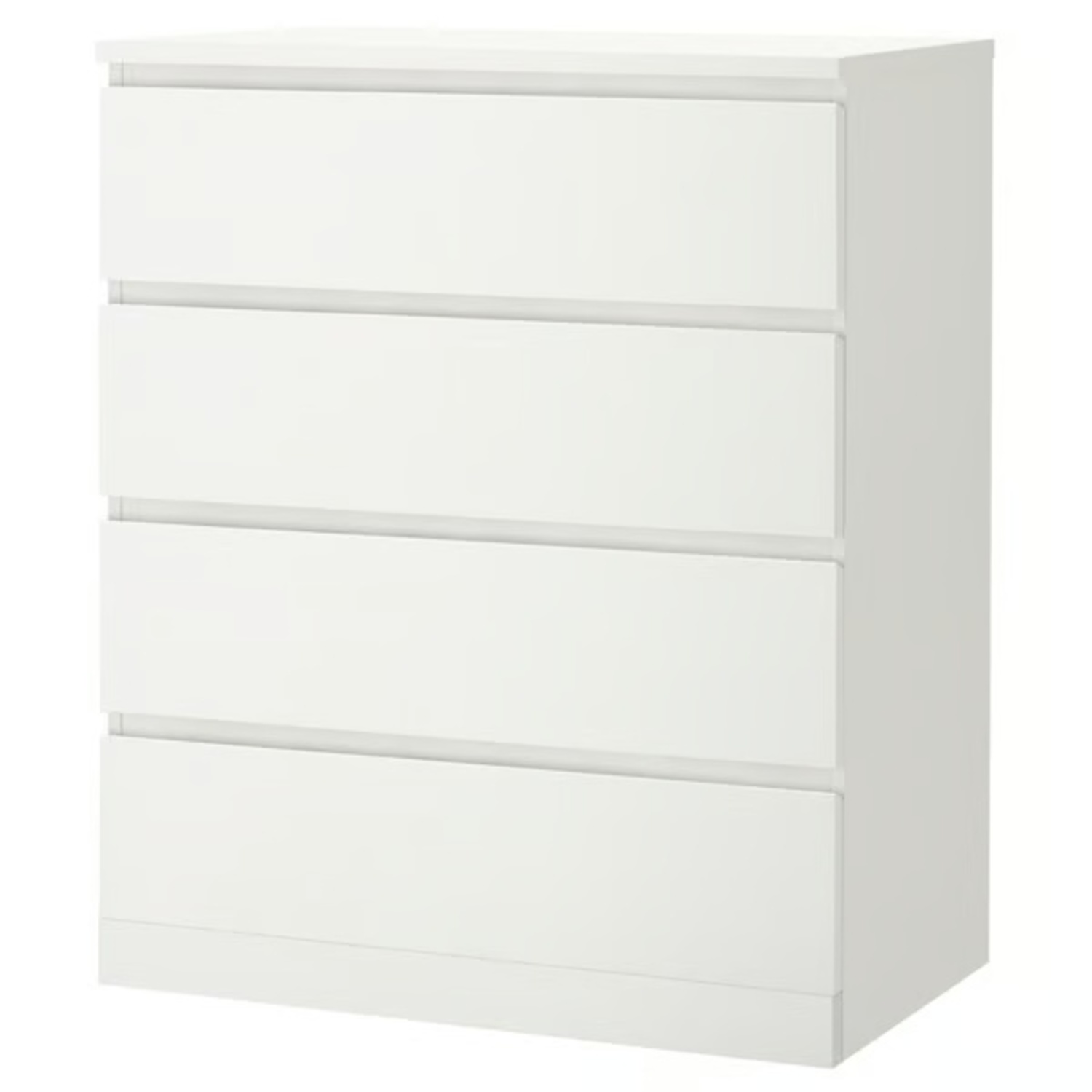 IKEA 4-Drawer White Dresser  - image-6