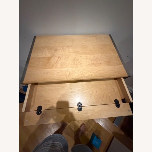 Used Room & Board Natural Wood Desk for sale on AptDeco