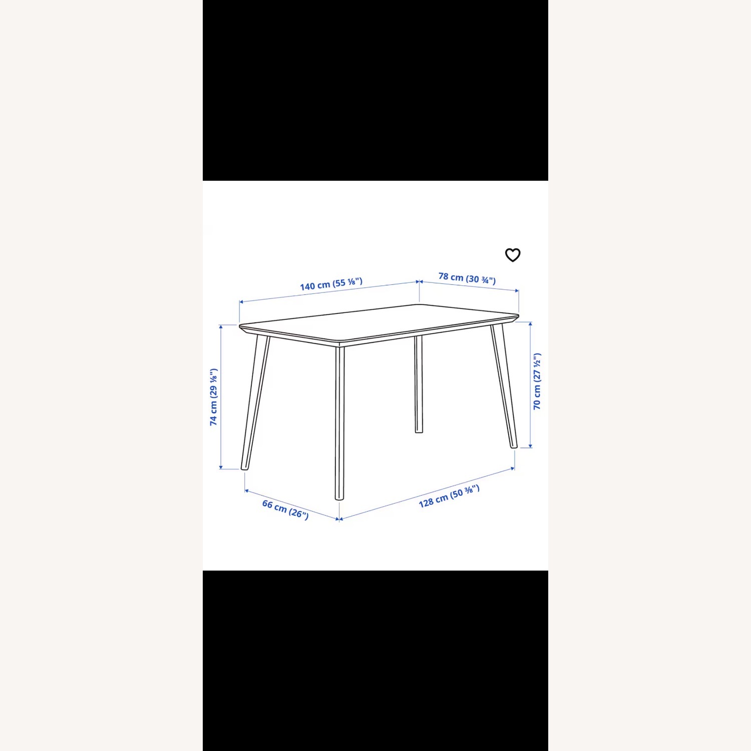 IKEA Dining Table With 4 Chairs - image-5
