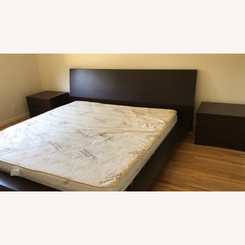 Used Crate & Barrel Asher King Platform Bed for sale on AptDeco