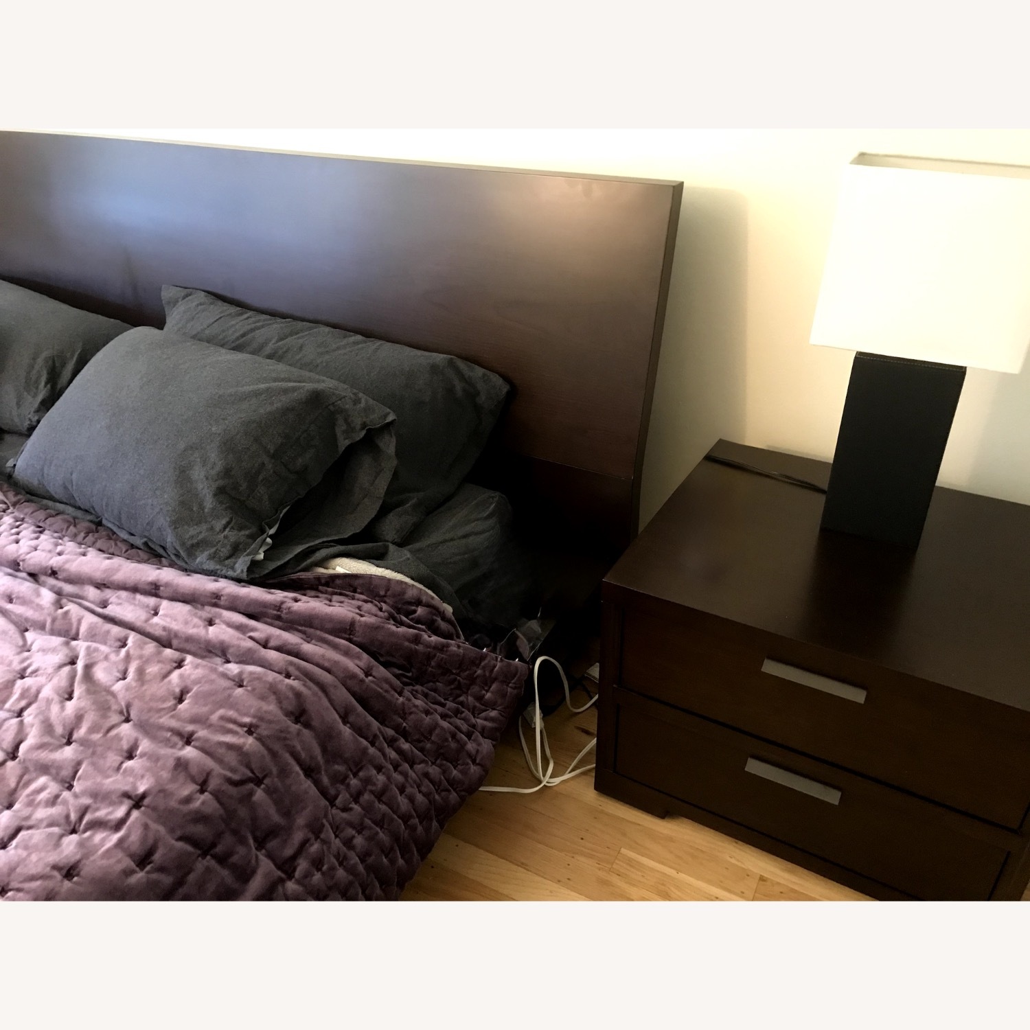 Crate & Barrel Asher King Platform Bed - image-3