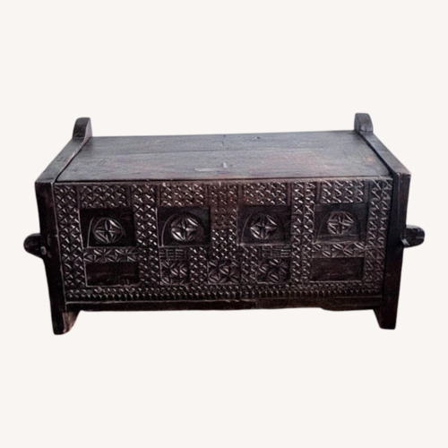 Used Antique Dark Brown Chest for sale on AptDeco