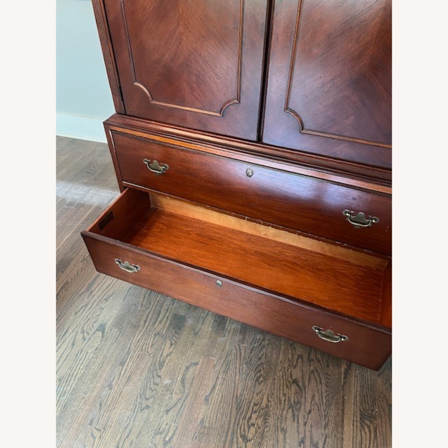 Lexington Furniture Dark Brown Wood Armoire - image-3