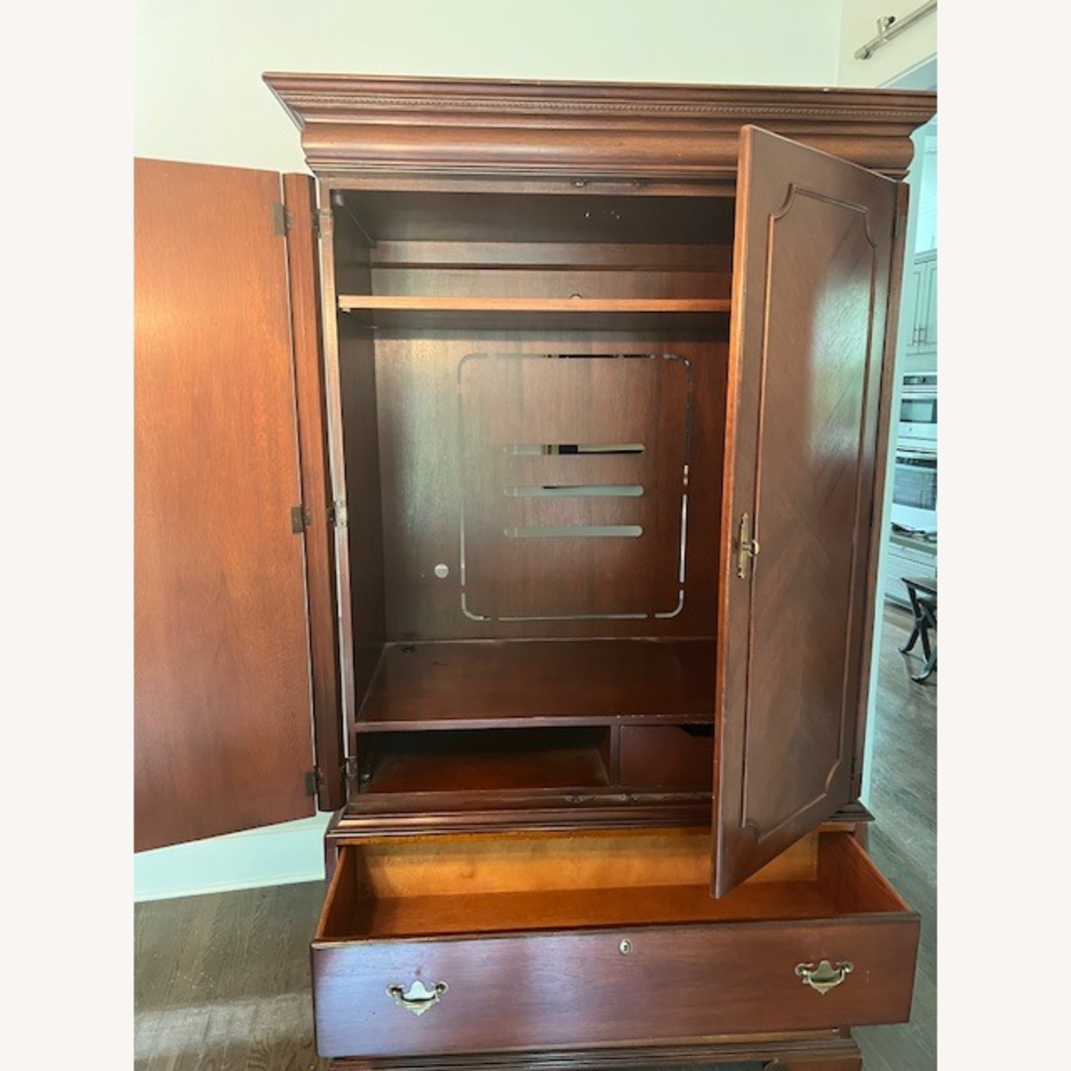 Lexington Furniture Dark Brown Wood Armoire - image-6