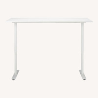 IKEA TROTTEN Adjustable Height Desk (White) 