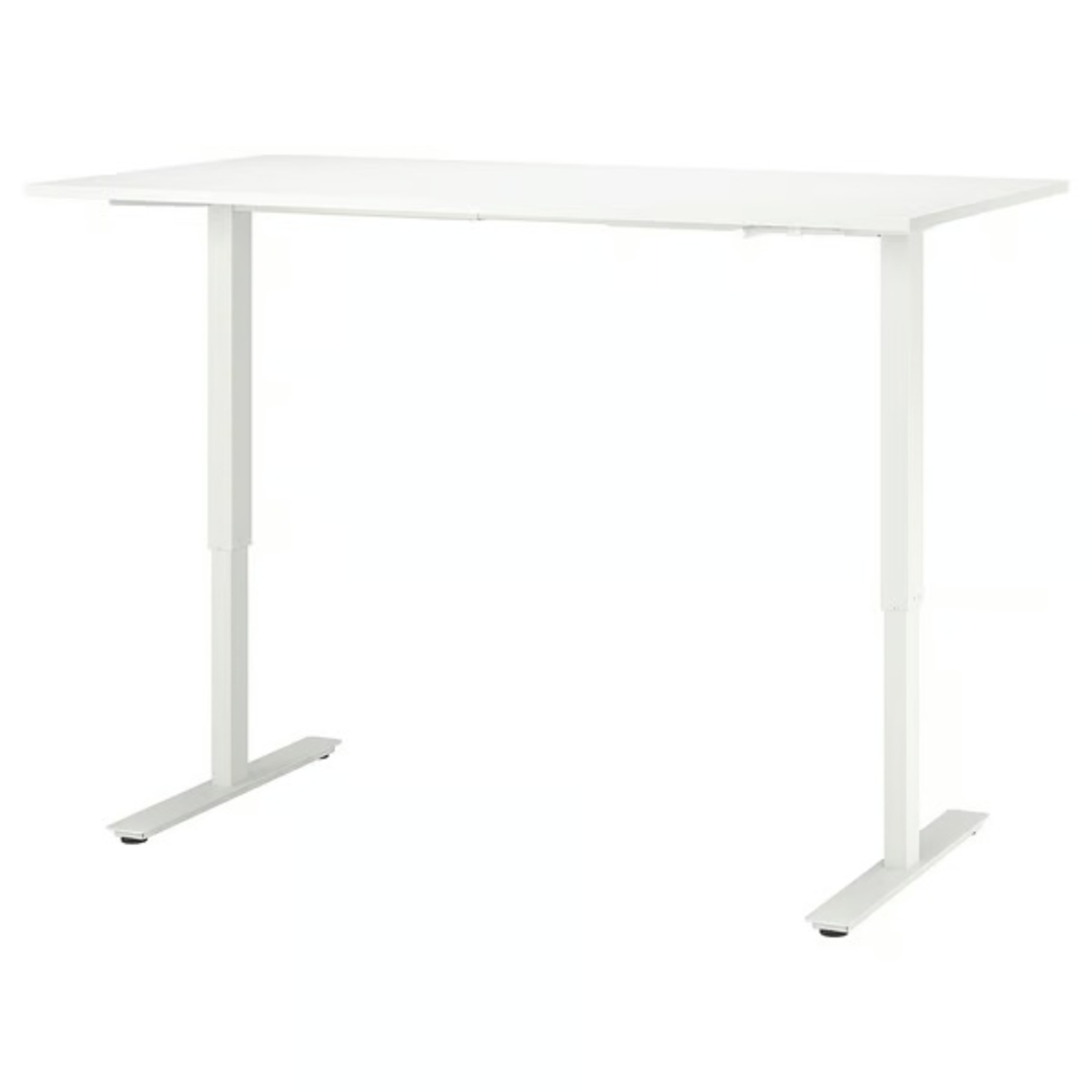 IKEA TROTTEN Adjustable Height Desk (White)  - image-4