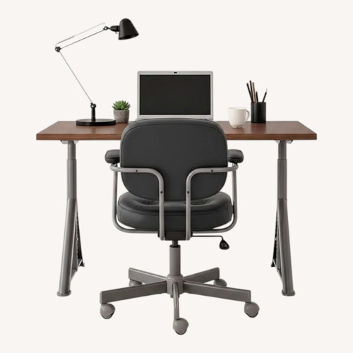 Used IKEA IDASEN Desk Sit/Stand + Computer Chair  for sale on AptDeco