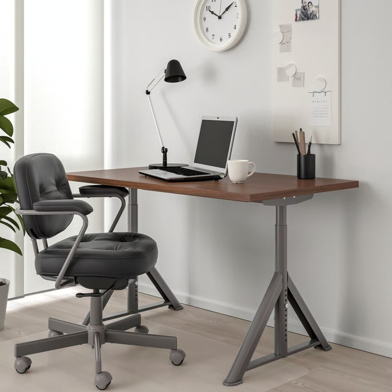 IKEA IDASEN Desk Sit/Stand + Computer Chair  - image-3