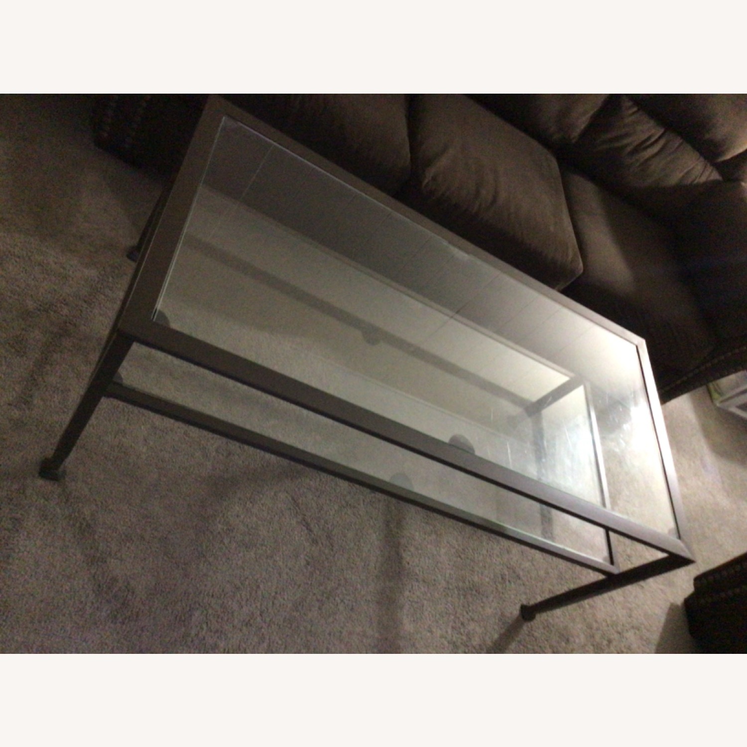 Ashley Furniture 2 Tiered Glass Coffee Table - image-3