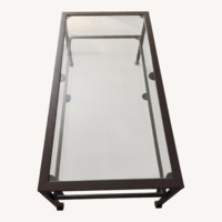 Ashley Furniture 2 Tiered Glass Coffee Table