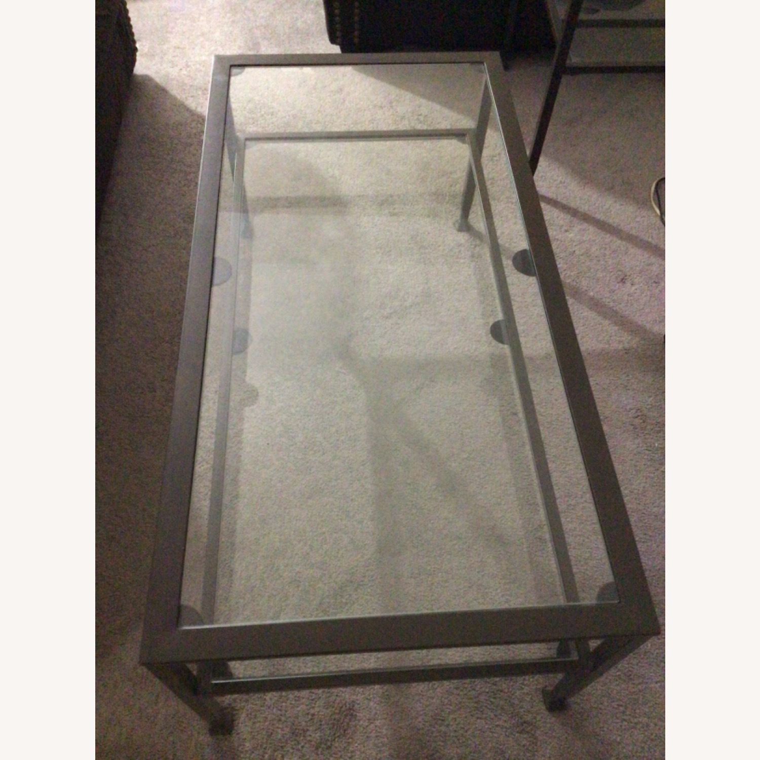 Ashley Furniture 2 Tiered Glass Coffee Table - image-1