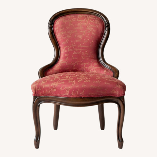 Used Vintage/Antique Red Accent Chair for sale on AptDeco