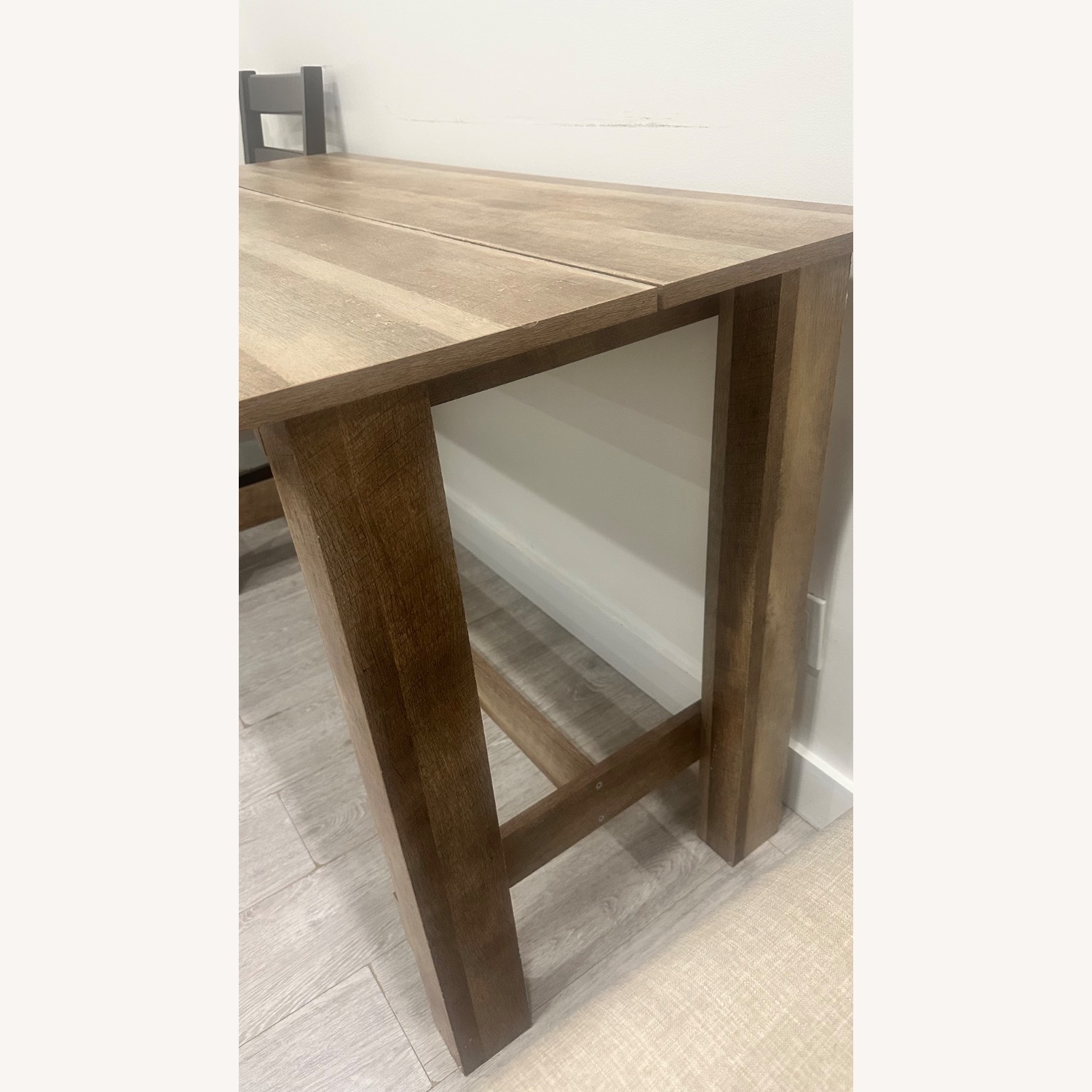 Amazon Light Brown Wood Dining Table - image-2