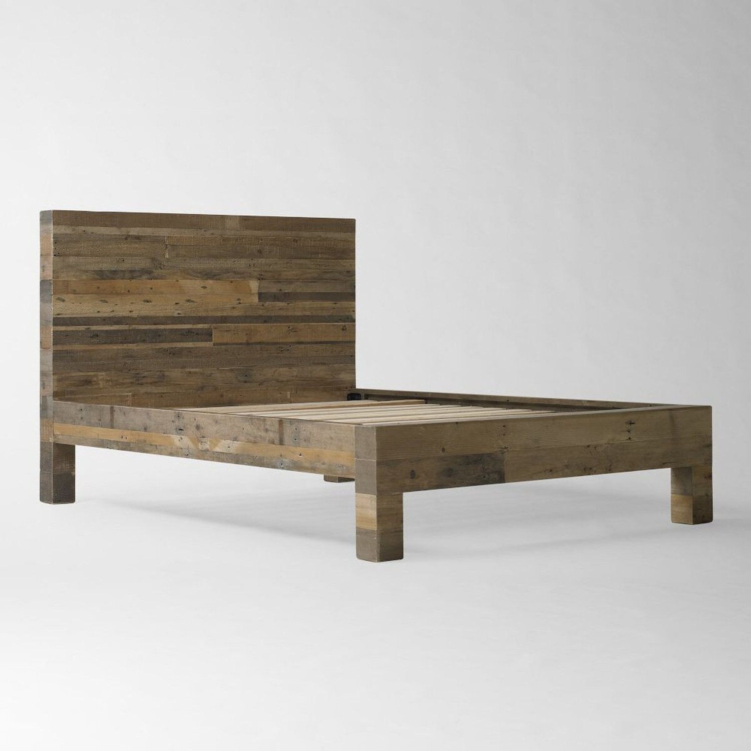 West Elm Emmerson Reclaimed Wood Bed- Full - image-7